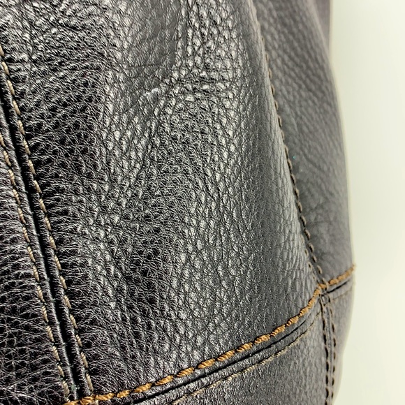 THE SAK Black Pebbled Leather Shoulder Bag - Picture 12 of 12